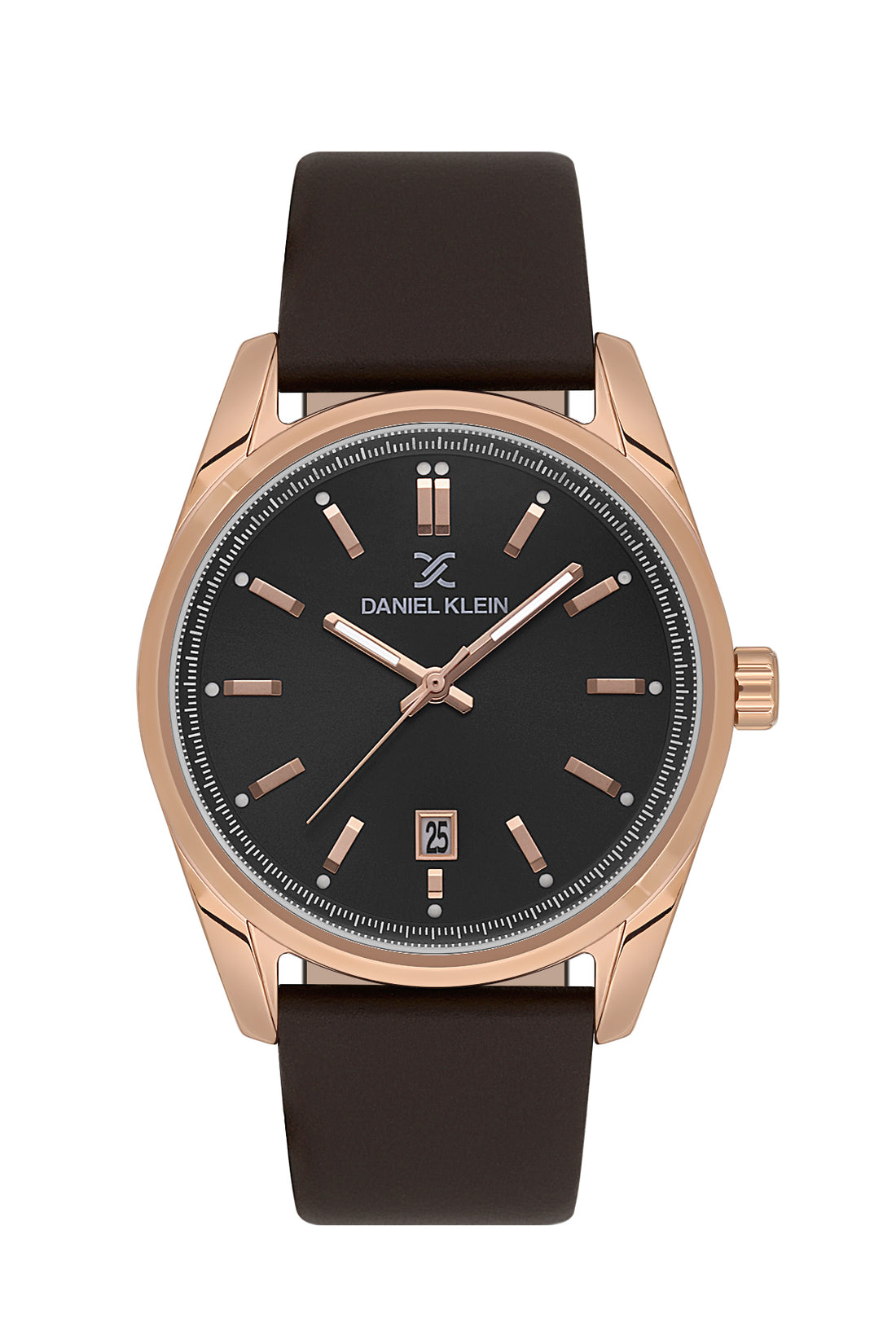 Black Premium Men Watch with Leather Strap
