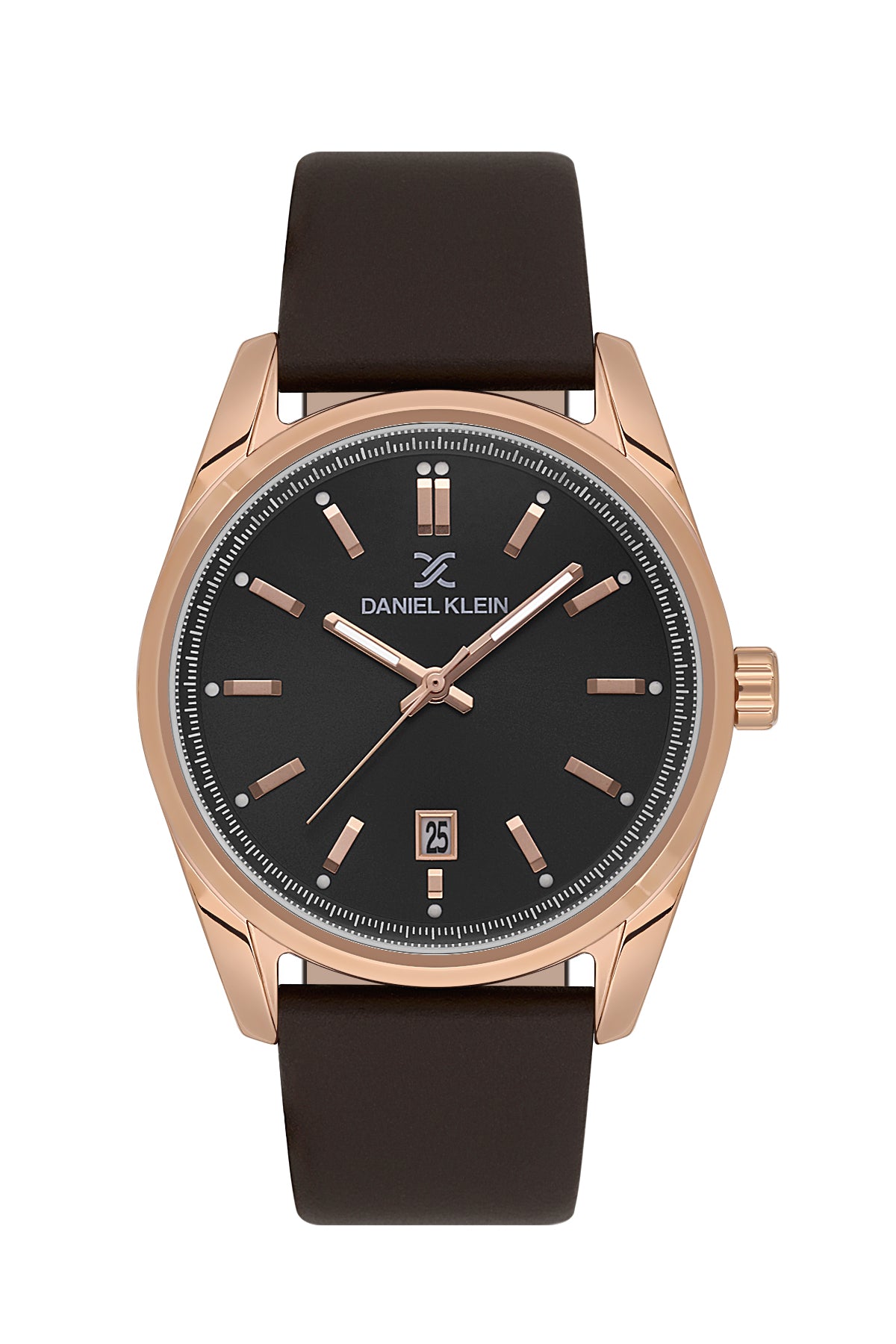 Black Premium Men Watch with Leather Strap
