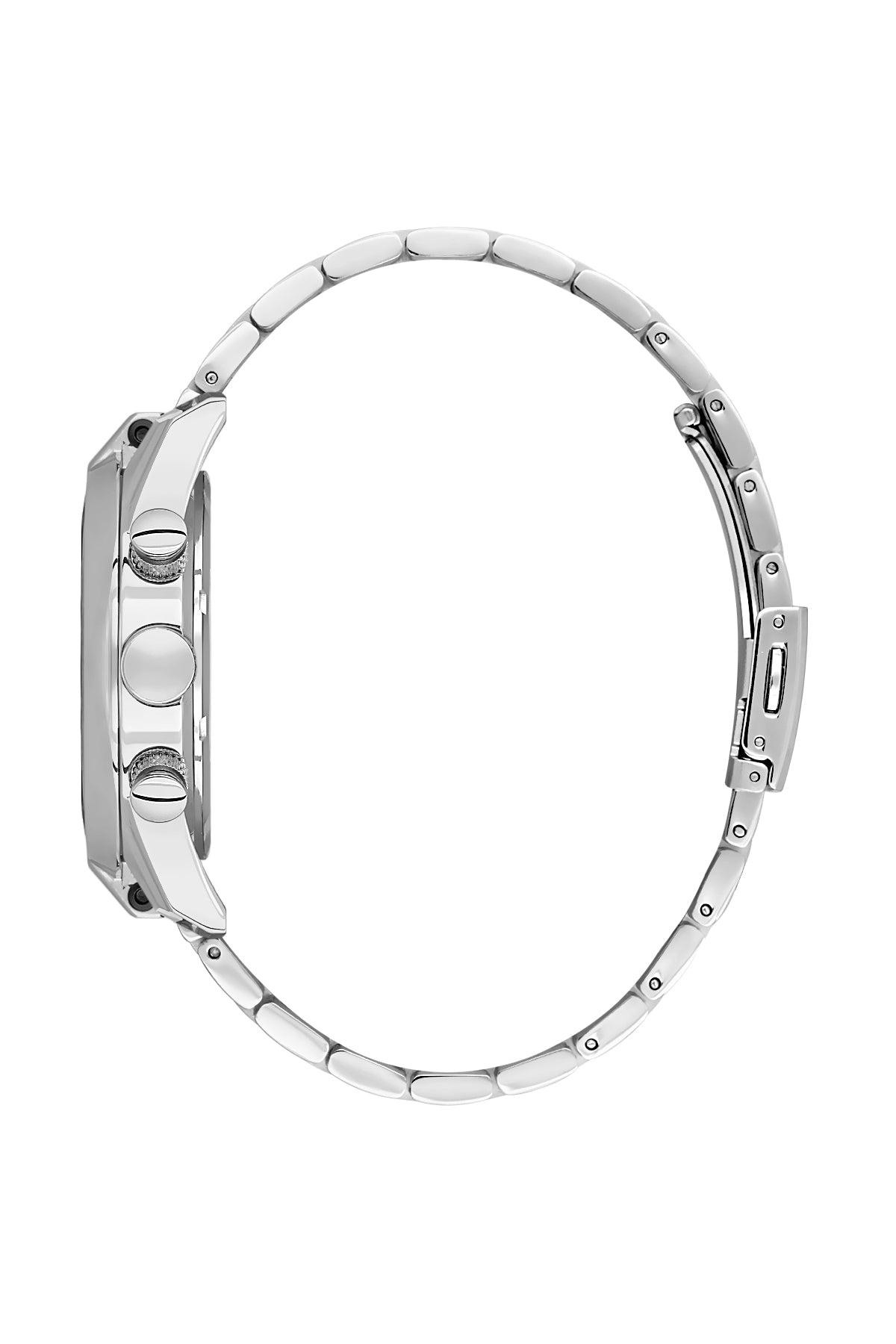 Black Exclusive Men Watch with Metallic Strap