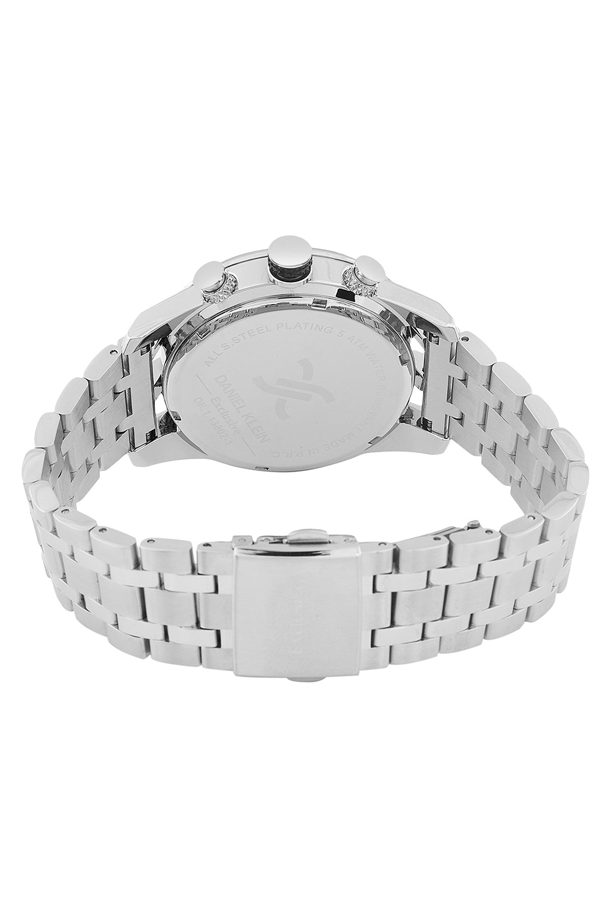 Black Exclusive Men Watch with Metallic Strap