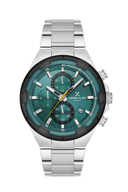 Blue Exclusive Men Watch with Metallic Strap