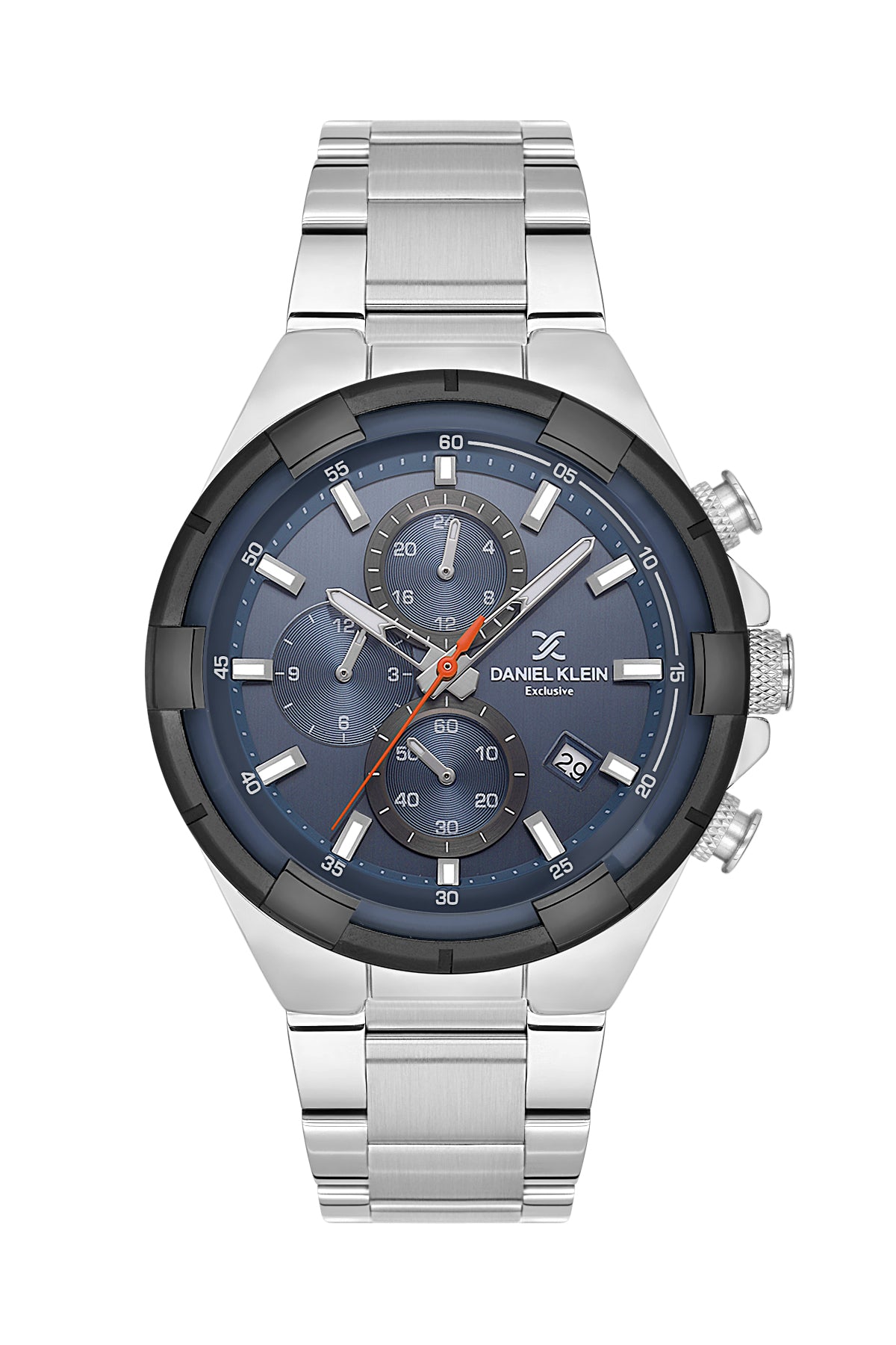 Blue Exclusive Men Watch with Metallic Strap