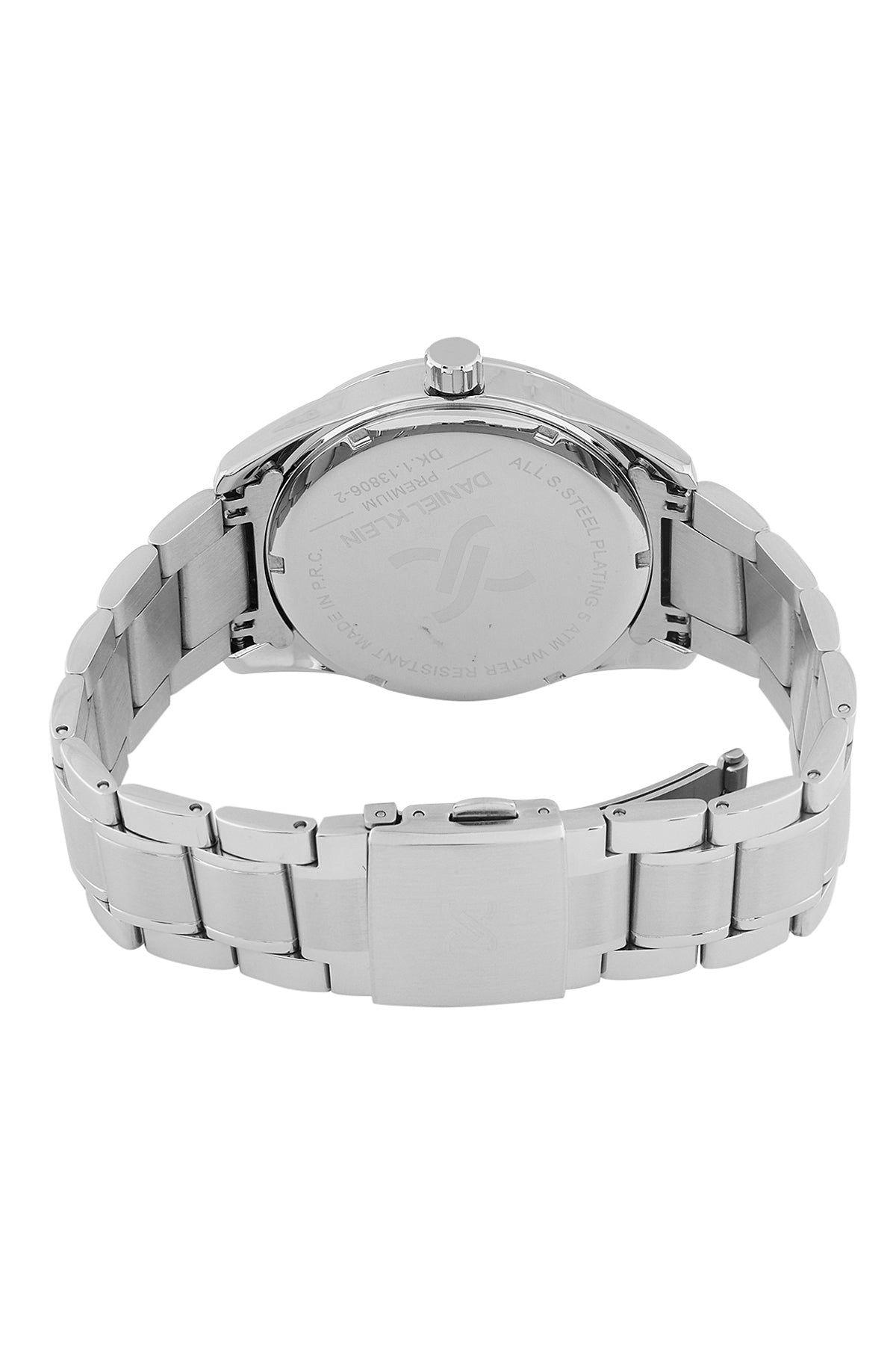 Green Premium Men Watch with Metallic Strap