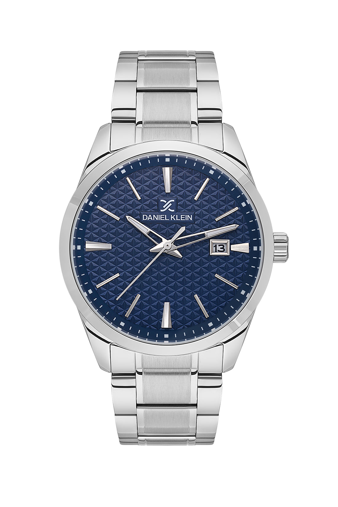 Blue Premium Men Watch with Metallic Strap