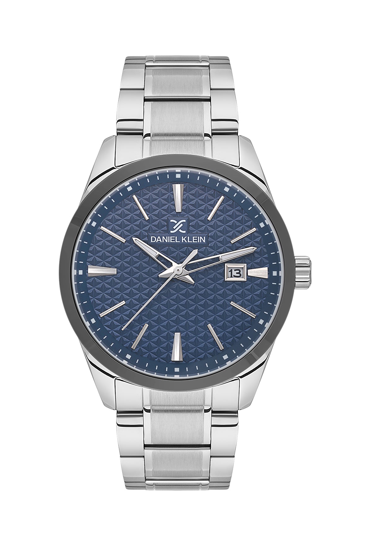 Blue Premium Men Watch with Metallic Strap