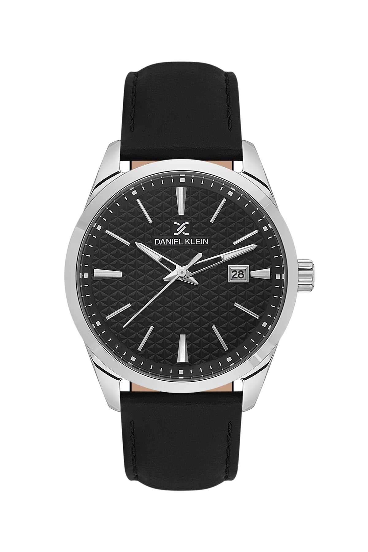 Black Premium Men Watch with Leather Strap