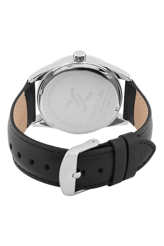 Black Premium Men Watch with Leather Strap