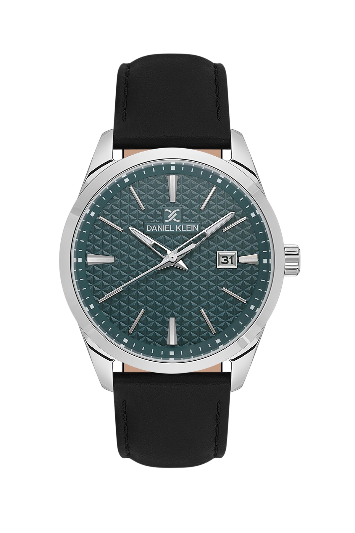 Blue Premium Men Watch with Leather Strap