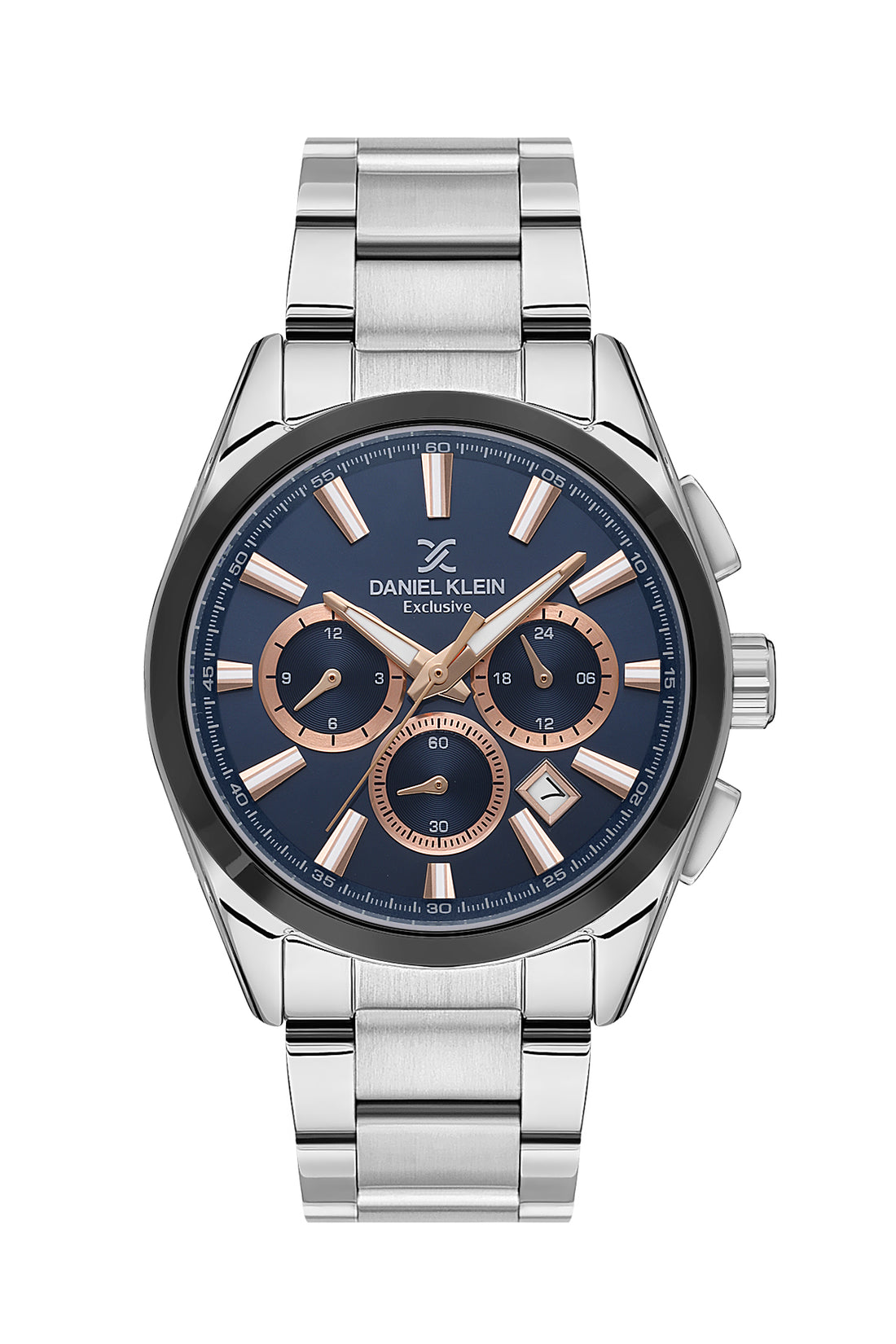 Blue Exclusive Men Watch with Metallic Strap