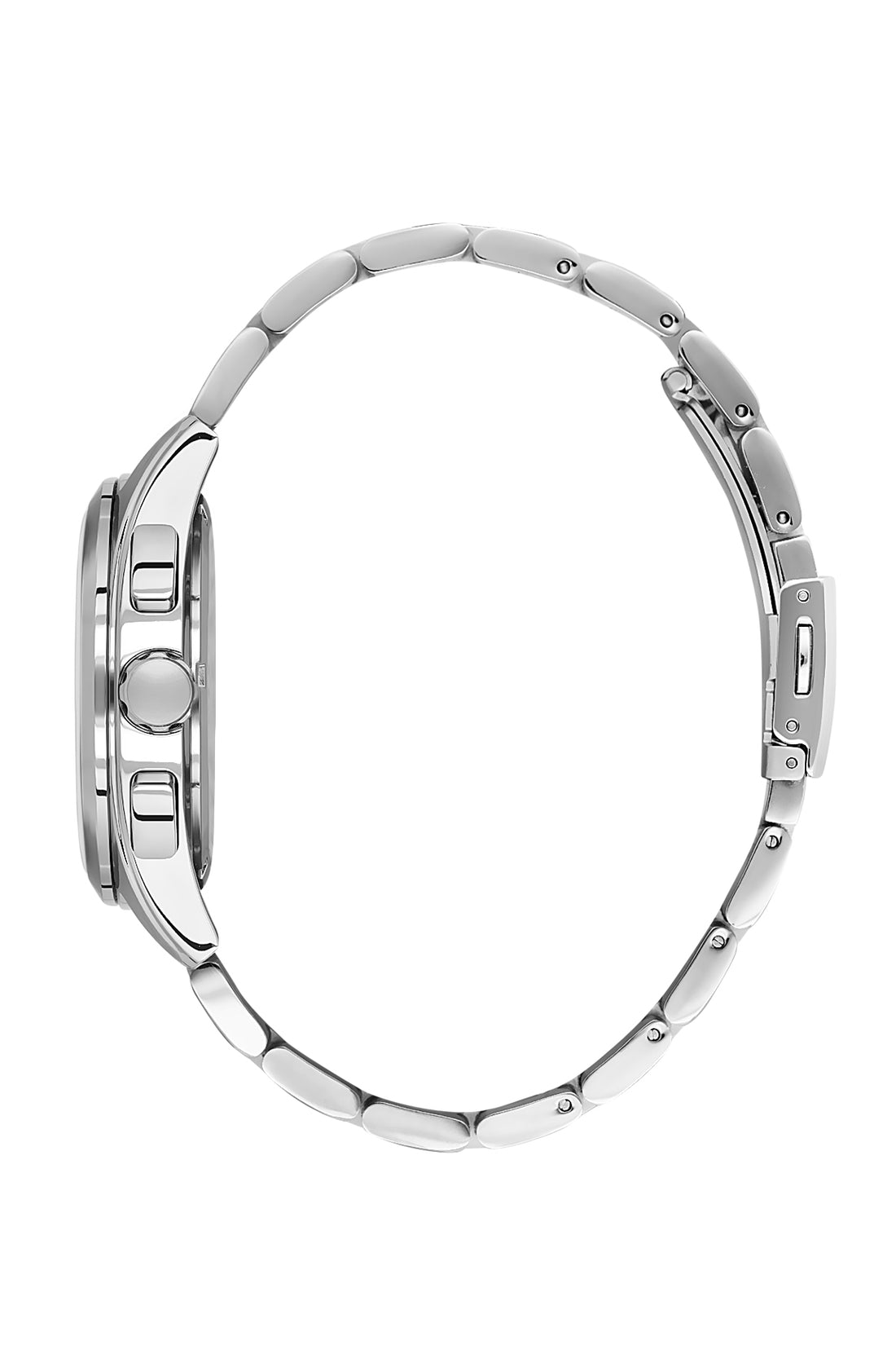 Green Exclusive Men Watch with Metallic Strap