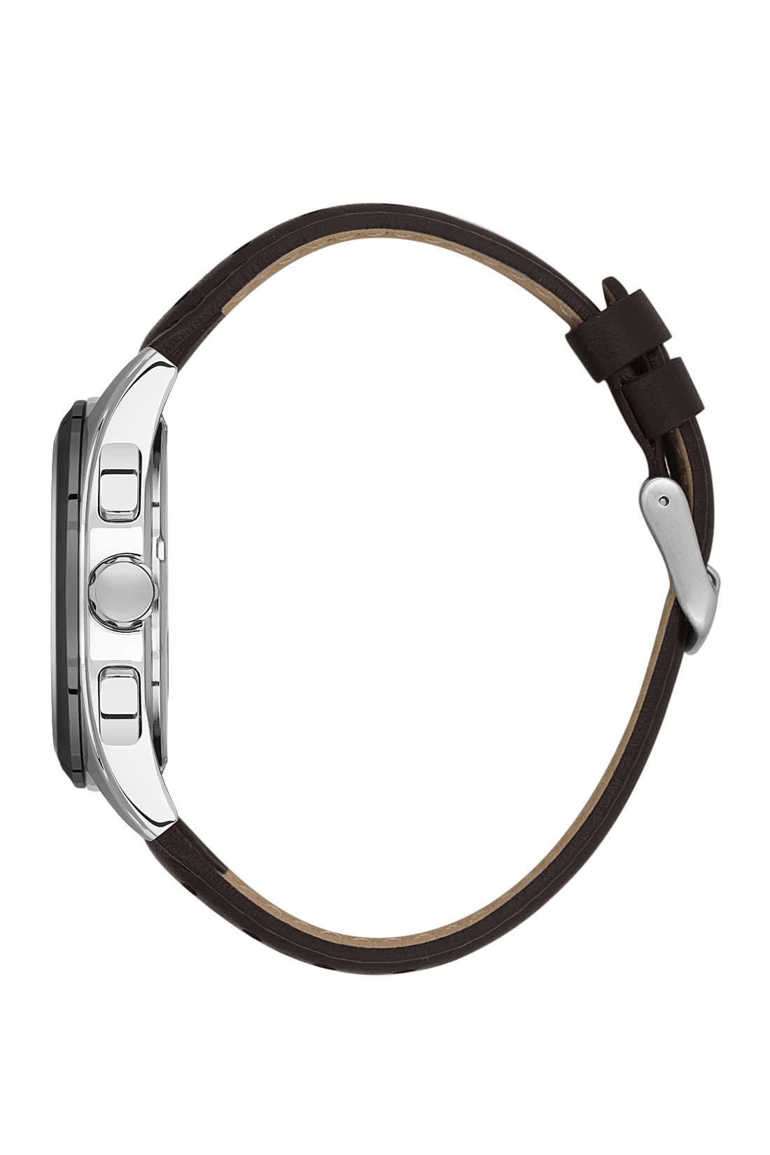 Grey Exclusive Men Watch with Leather Strap