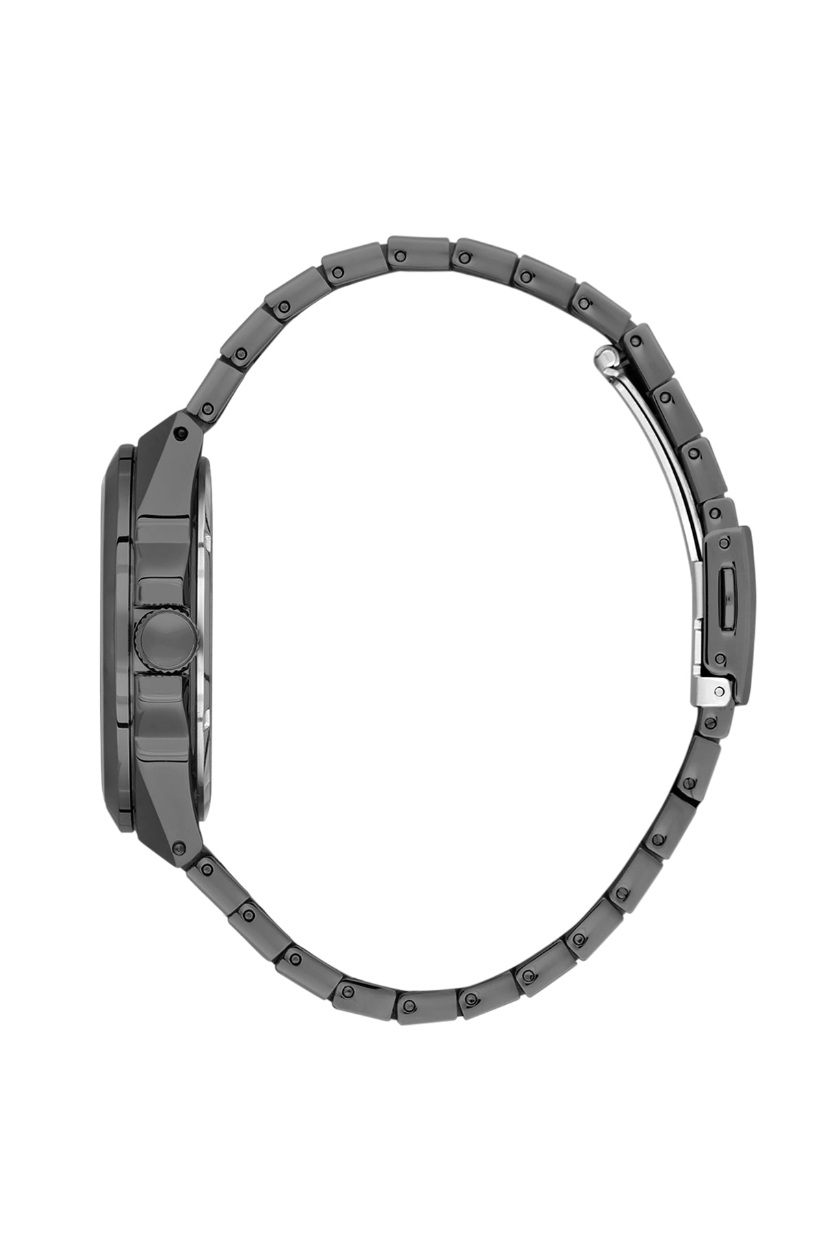 Blue Premium Men Watch with Metallic Strap