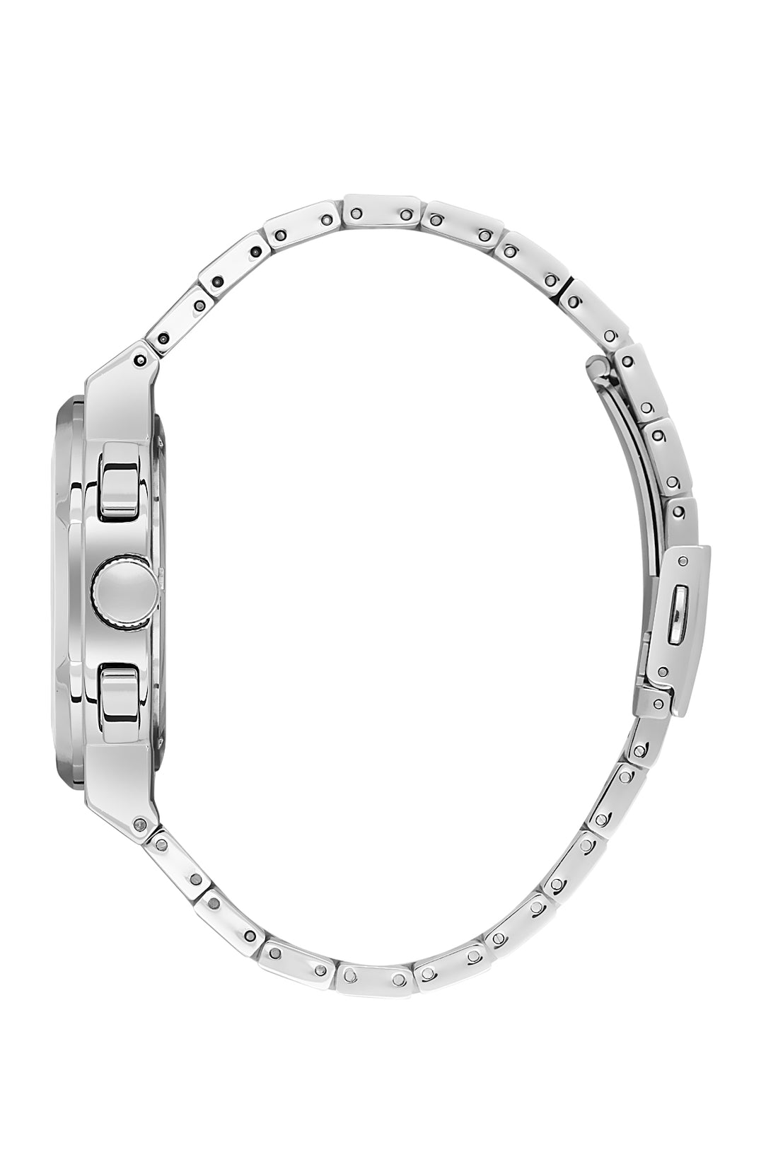 Black Exclusive Men Watch with Metallic Strap