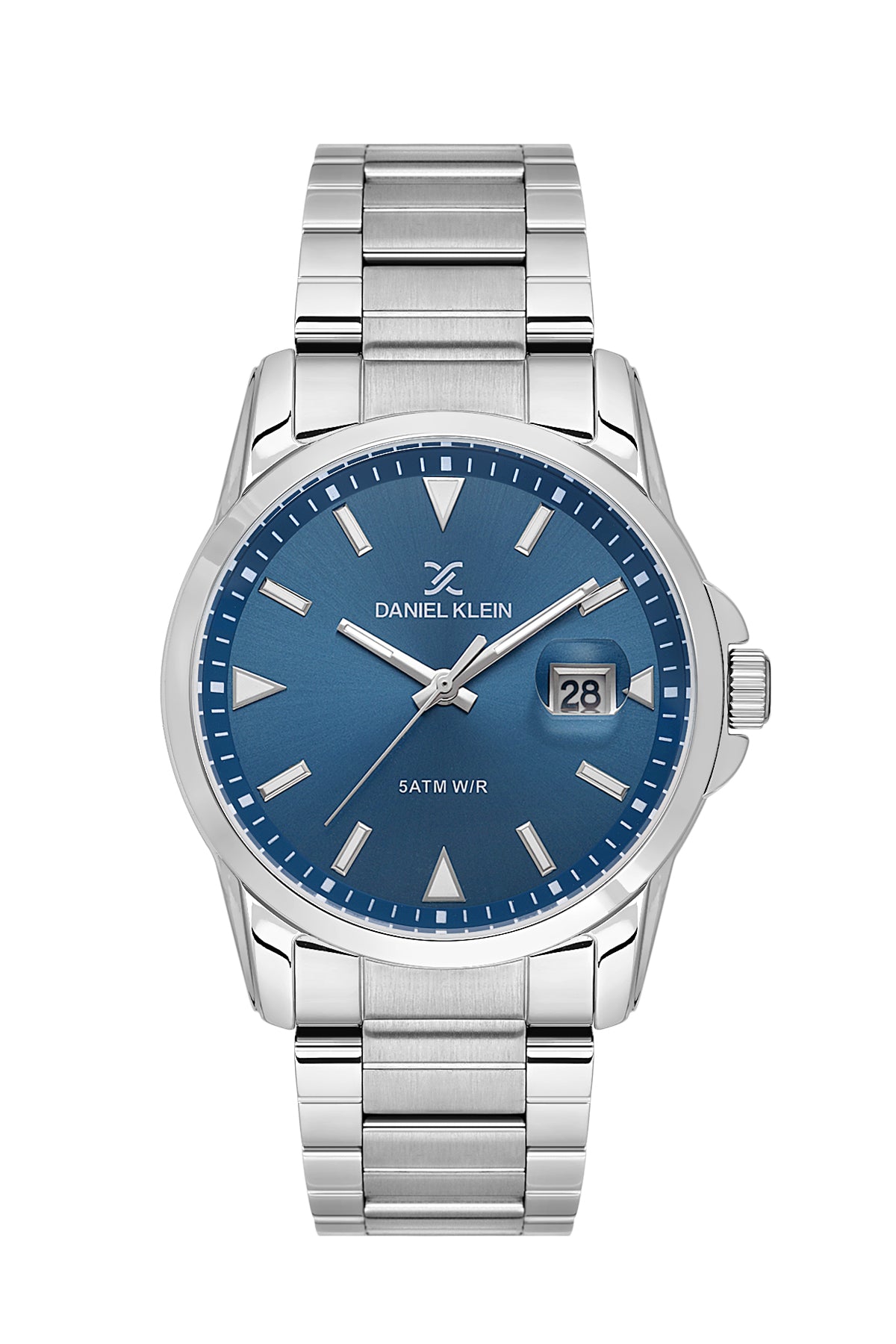 Blue Premium Men Watch with Metallic Strap