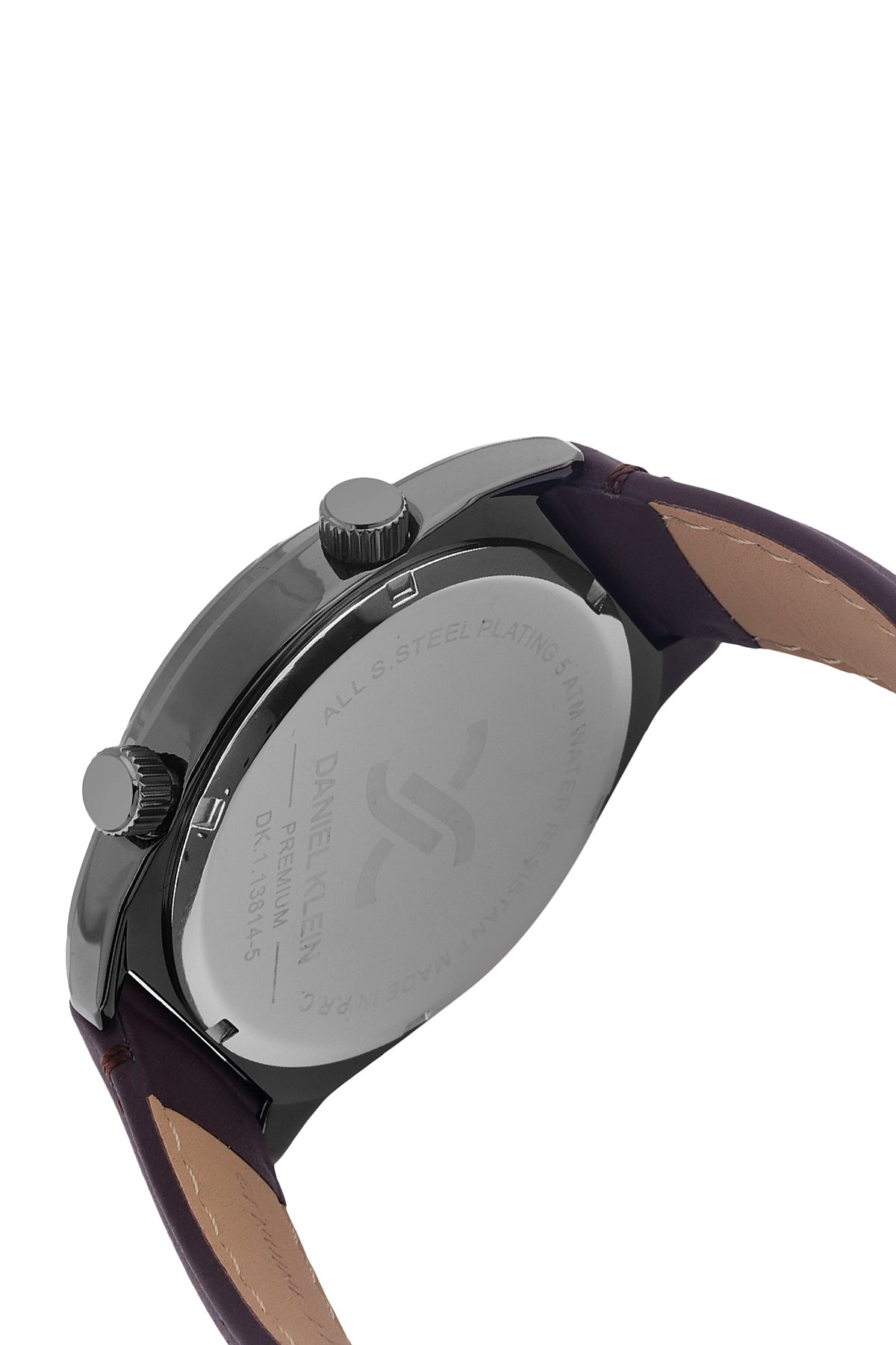 Blue Premium Men Watch with Leather Strap