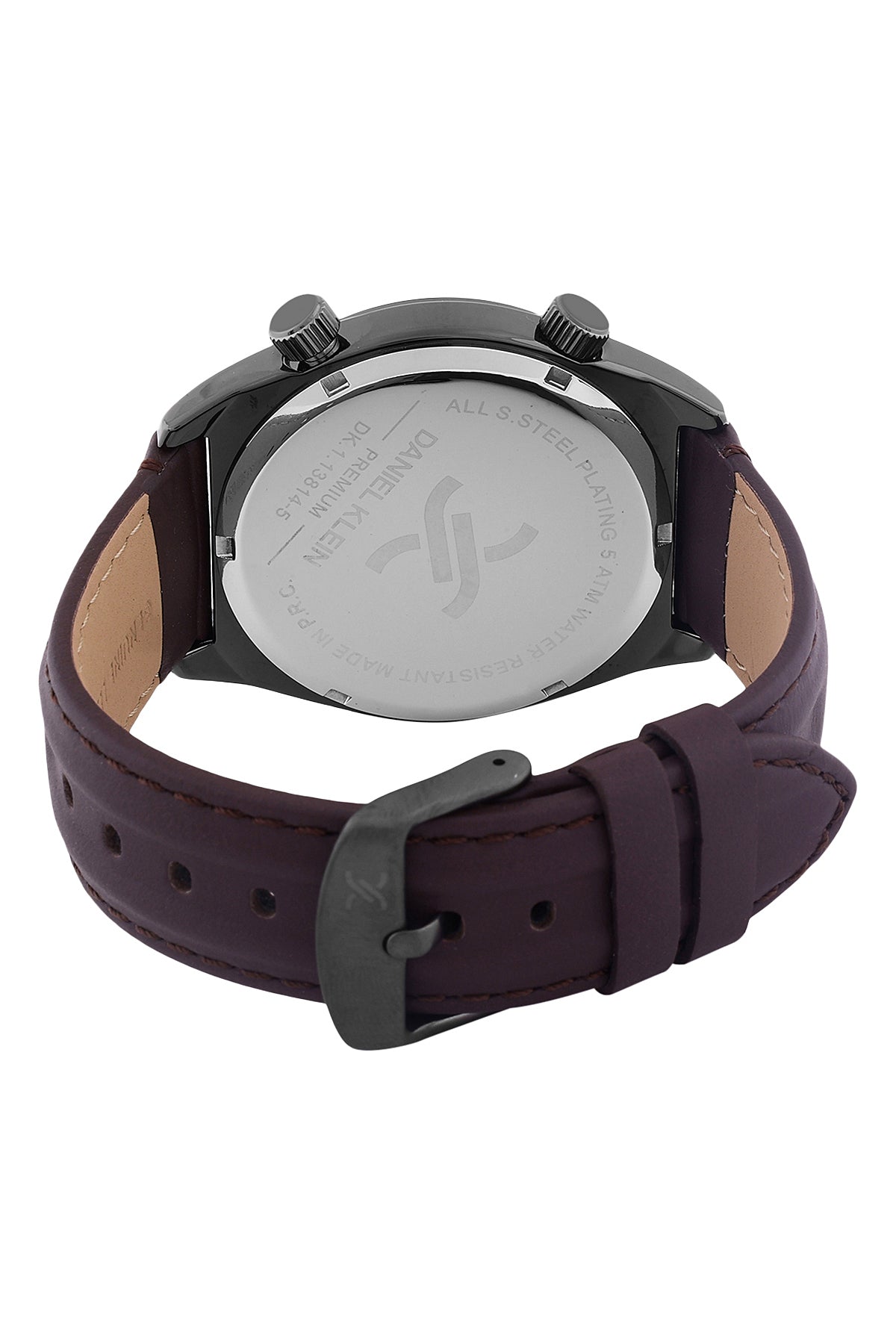 Blue Premium Men Watch with Leather Strap