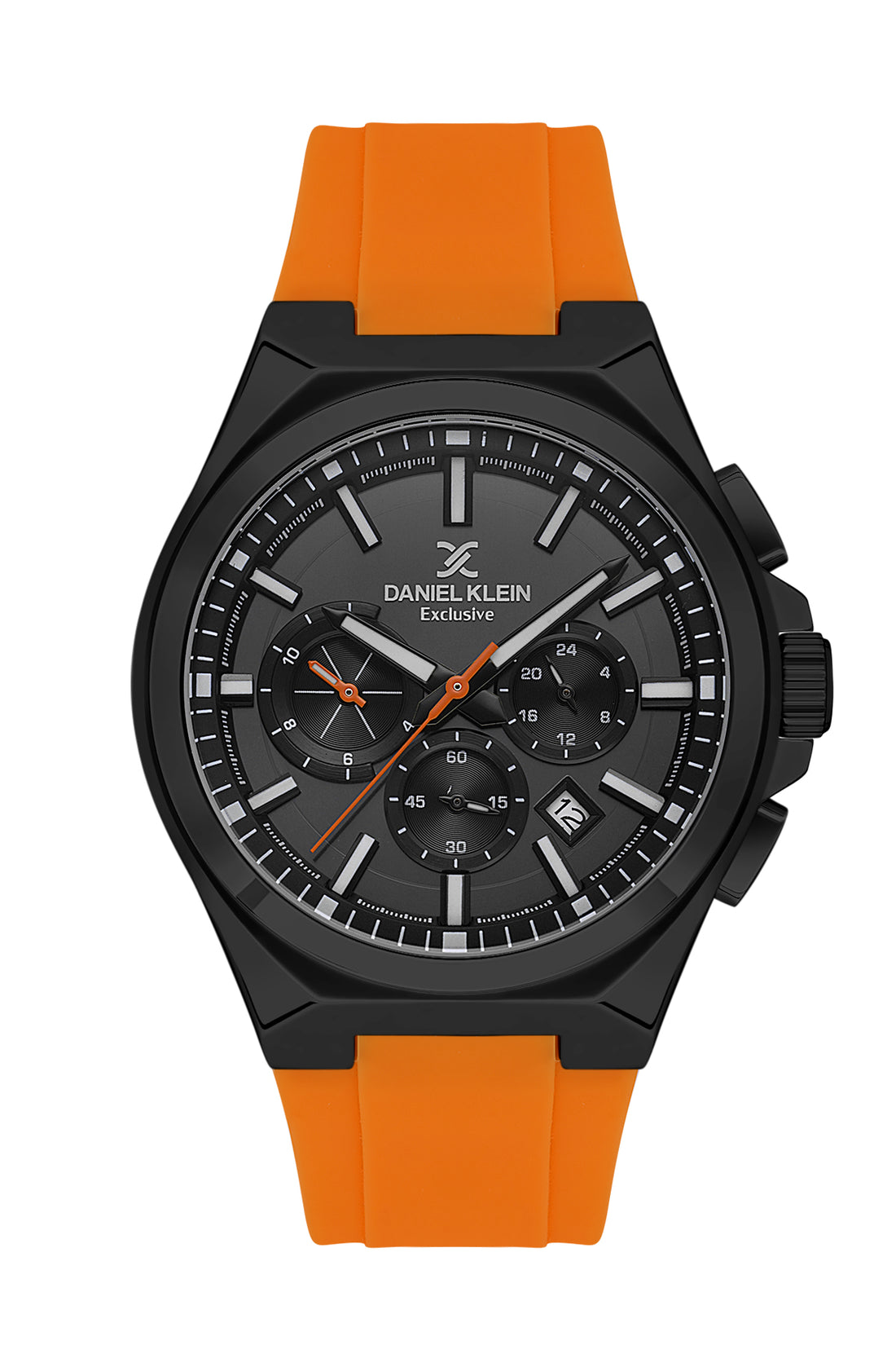 Black Exclusive Men Watch with Silicone Strap