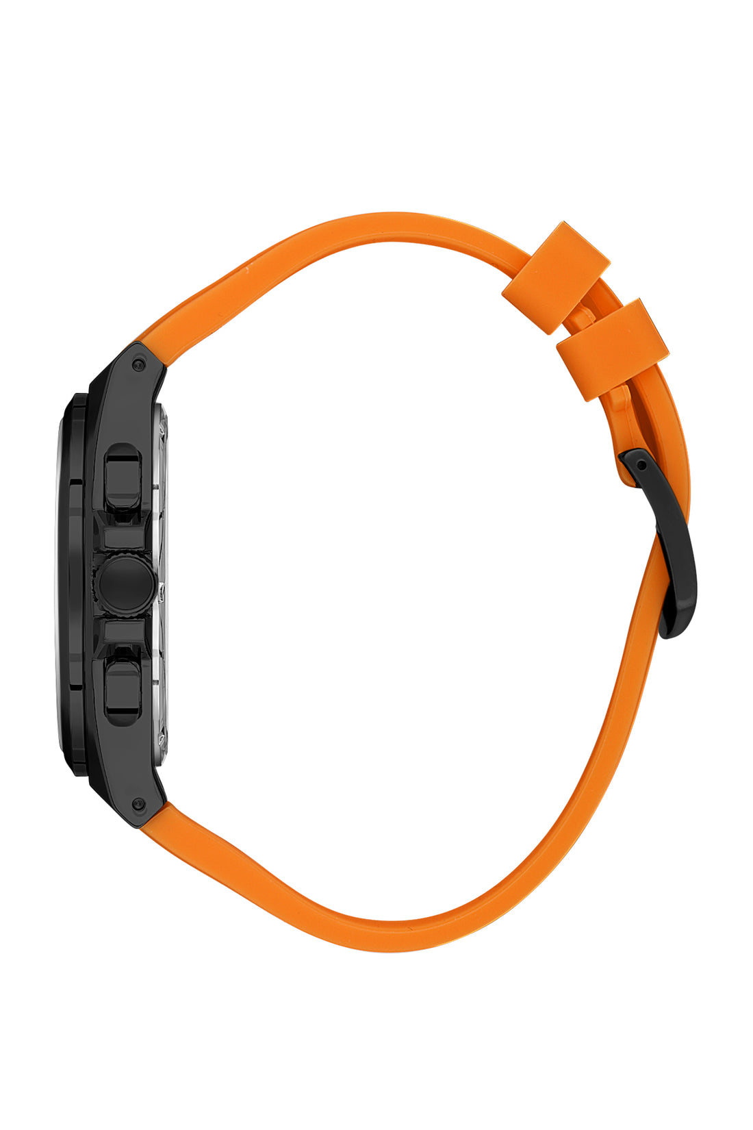 Black Exclusive Men Watch with Silicone Strap