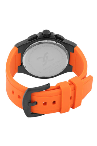 Black Exclusive Men Watch with Silicone Strap