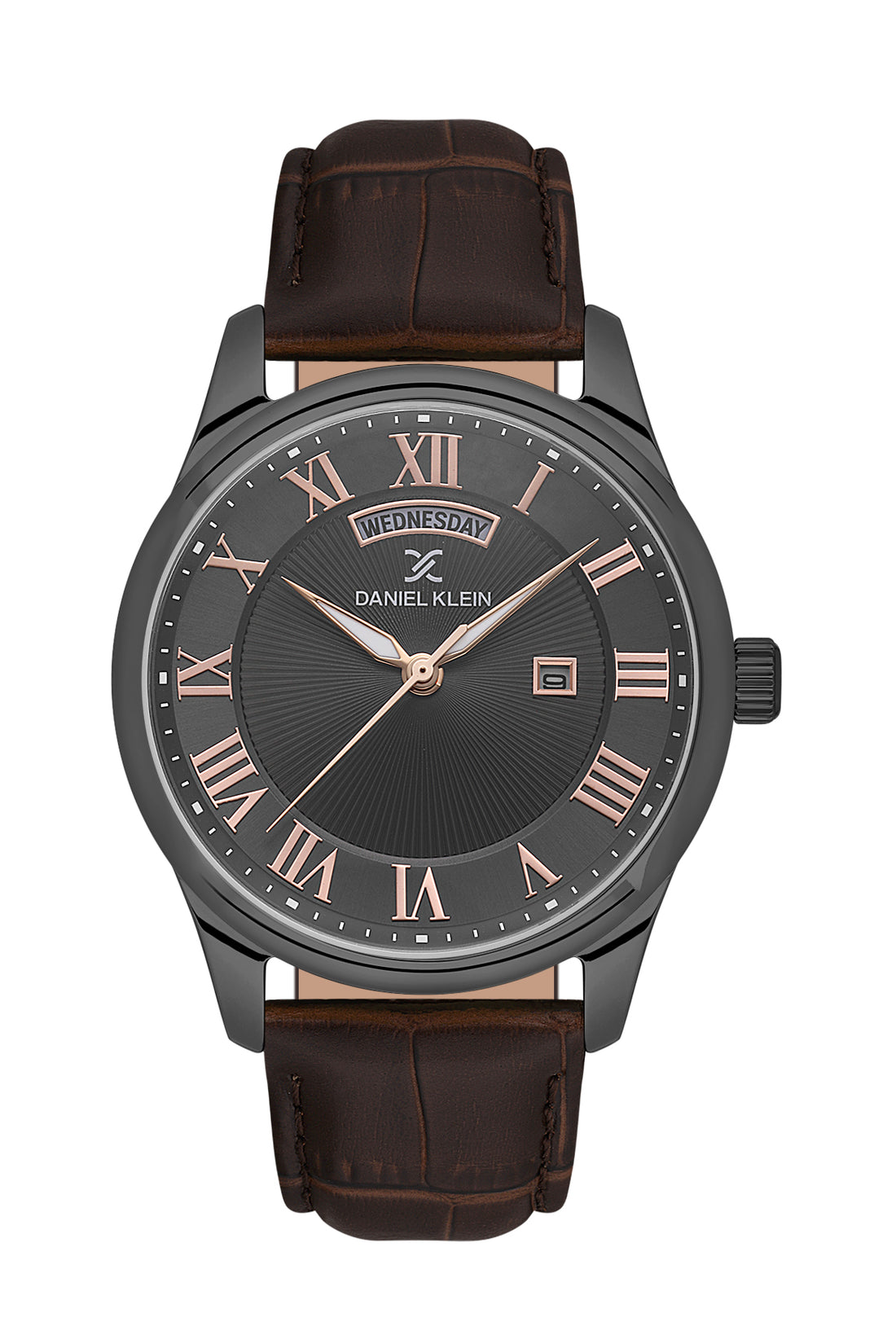 Black Premium Men Watch with Leather Strap