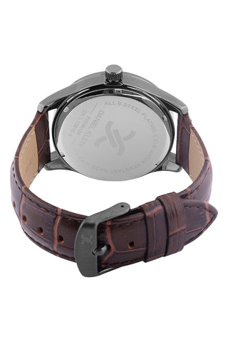 Black Premium Men Watch with Leather Strap