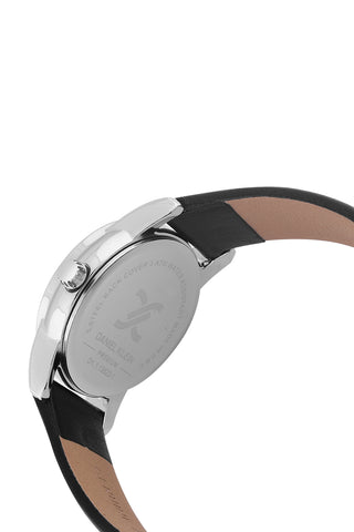 Silver Premium Women Watch with Leather Strap