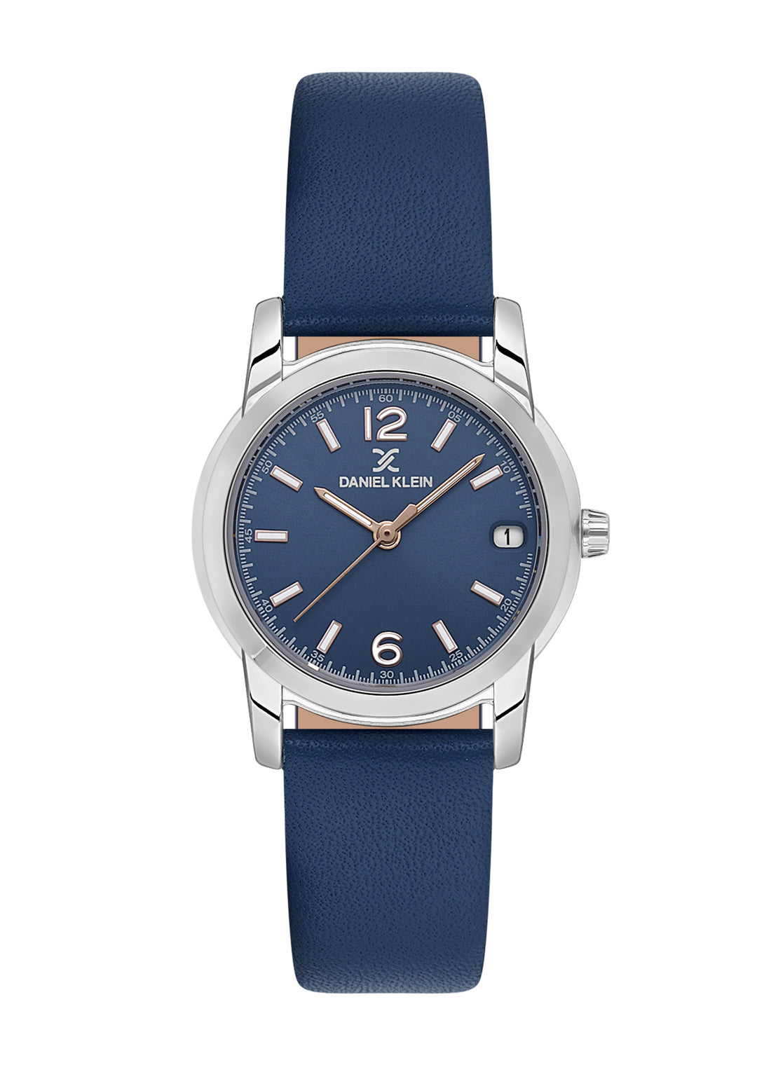 Blue Premium Women Watch with Leather Strap
