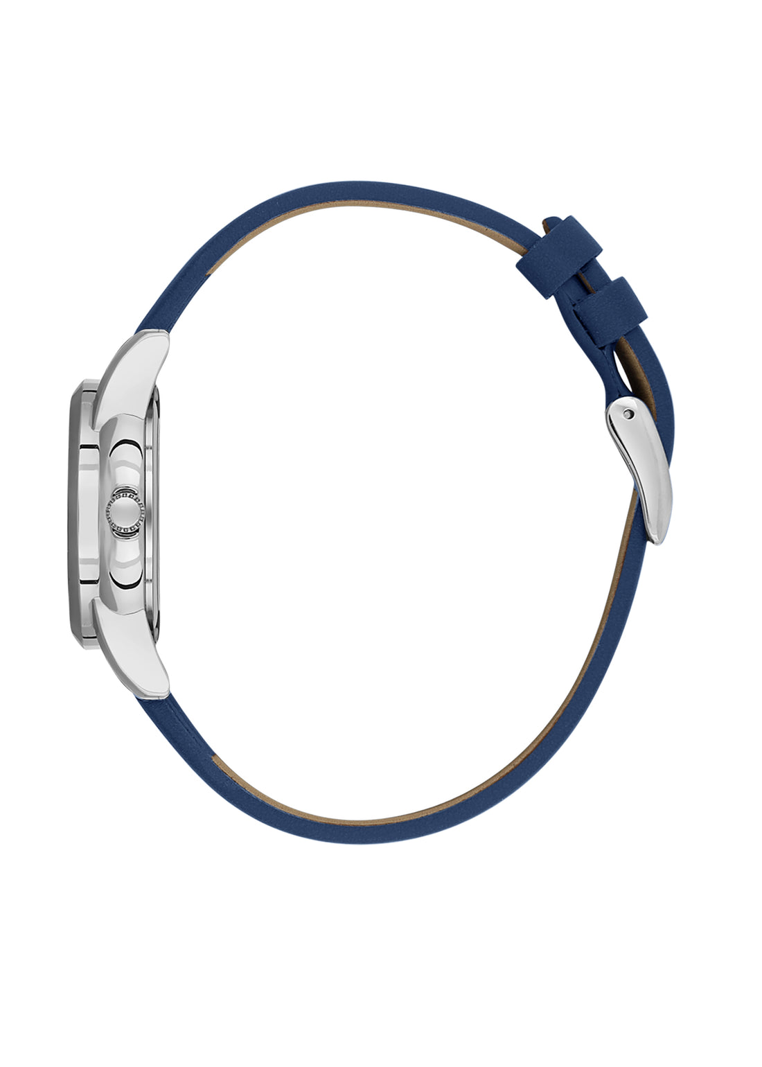 Blue Premium Women Watch with Leather Strap