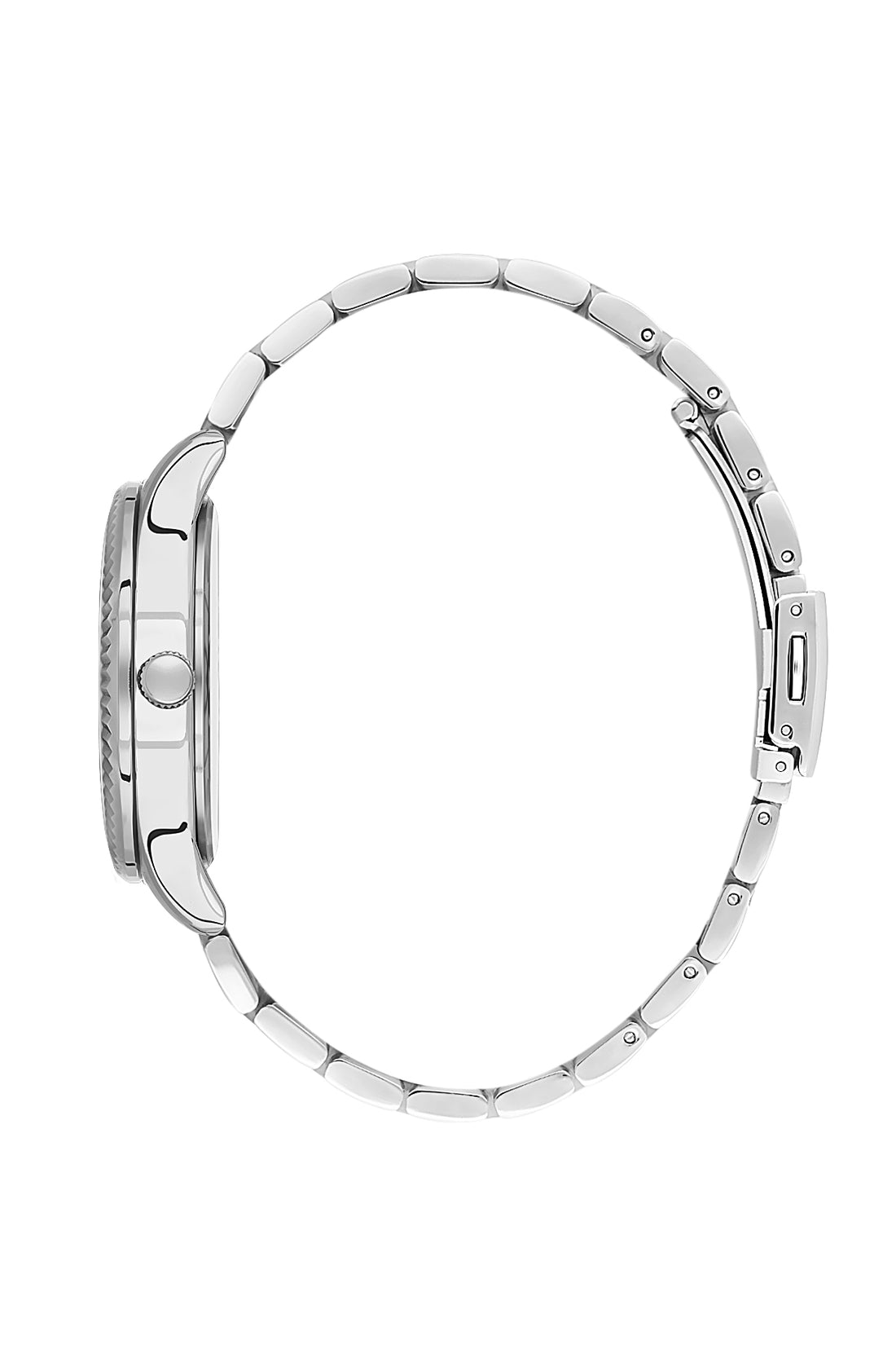 Silver Exclusive Women Watch with Metallic Strap