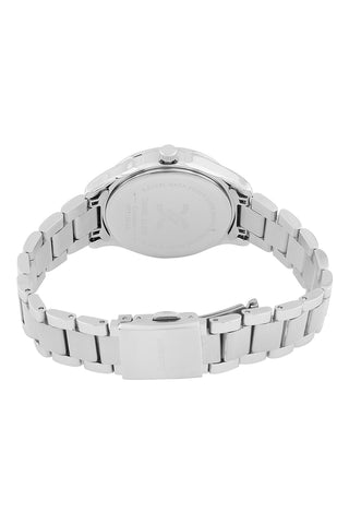 Silver Exclusive Women Watch with Metallic Strap