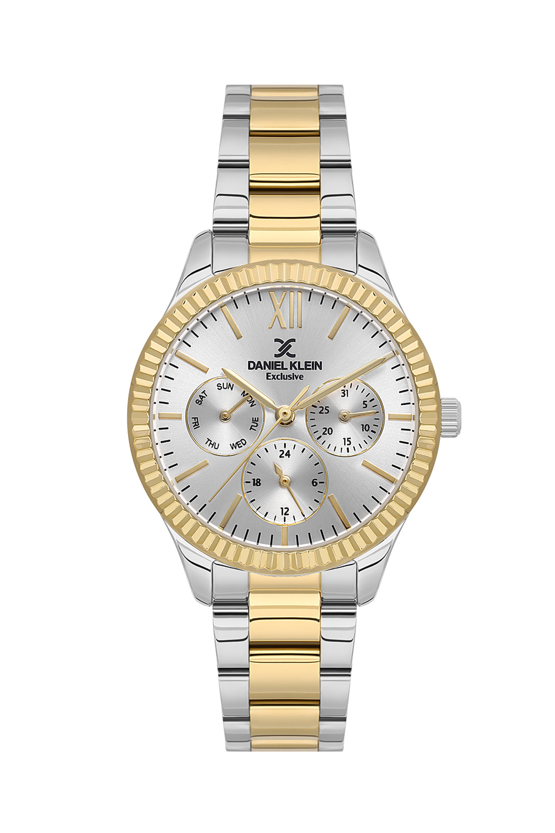 Silver Exclusive Women Watch with Metallic Strap