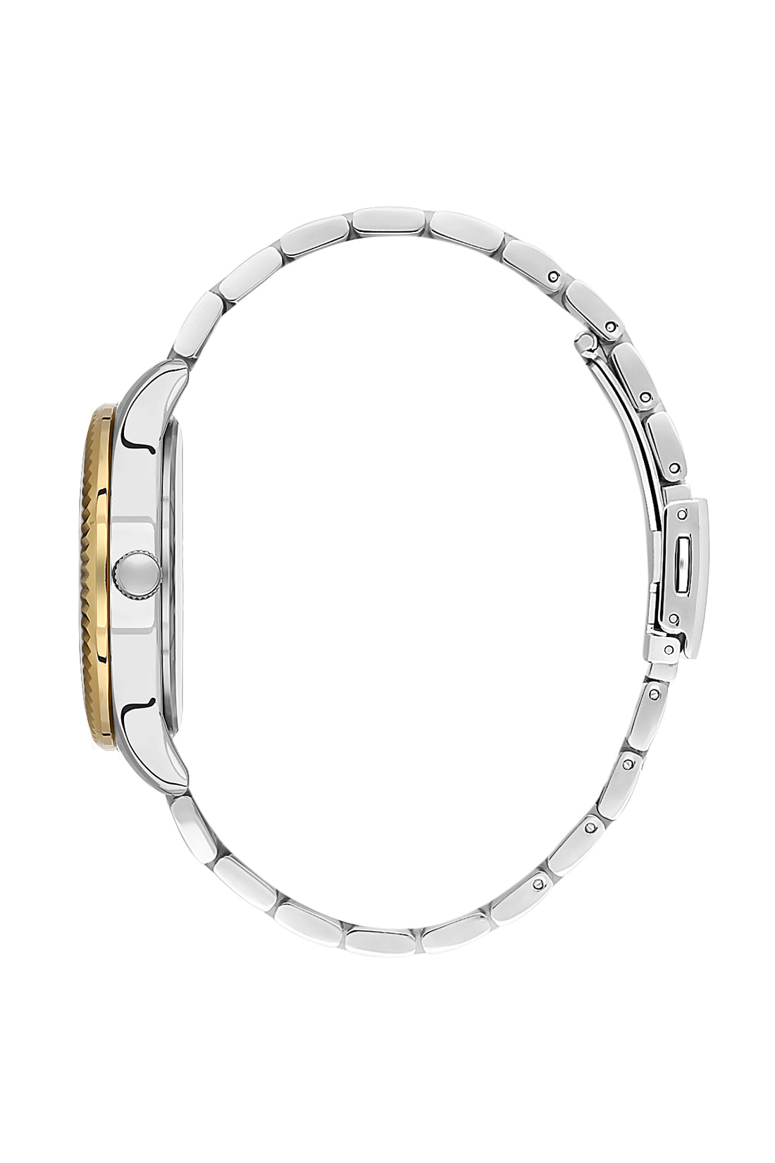 Silver Exclusive Women Watch with Metallic Strap