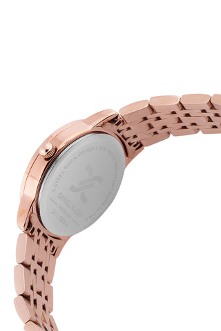 Rose Gold Premium Women Watch with Metallic Strap