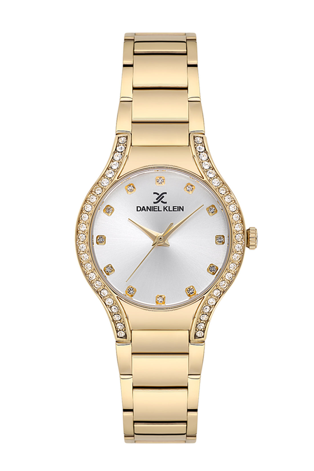 Silver Premium Women Watch with Metallic Strap