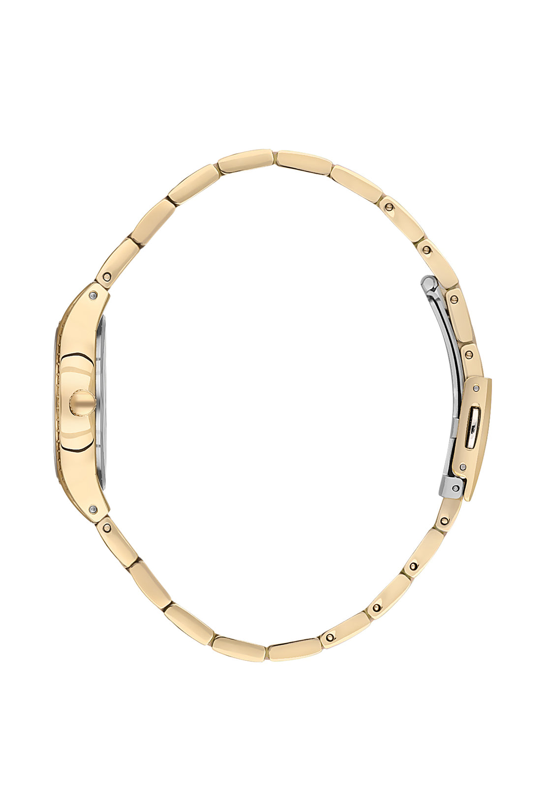 Silver Premium Women Watch with Metallic Strap