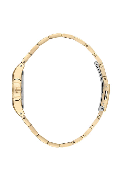 Silver Premium Women Watch with Metallic Strap