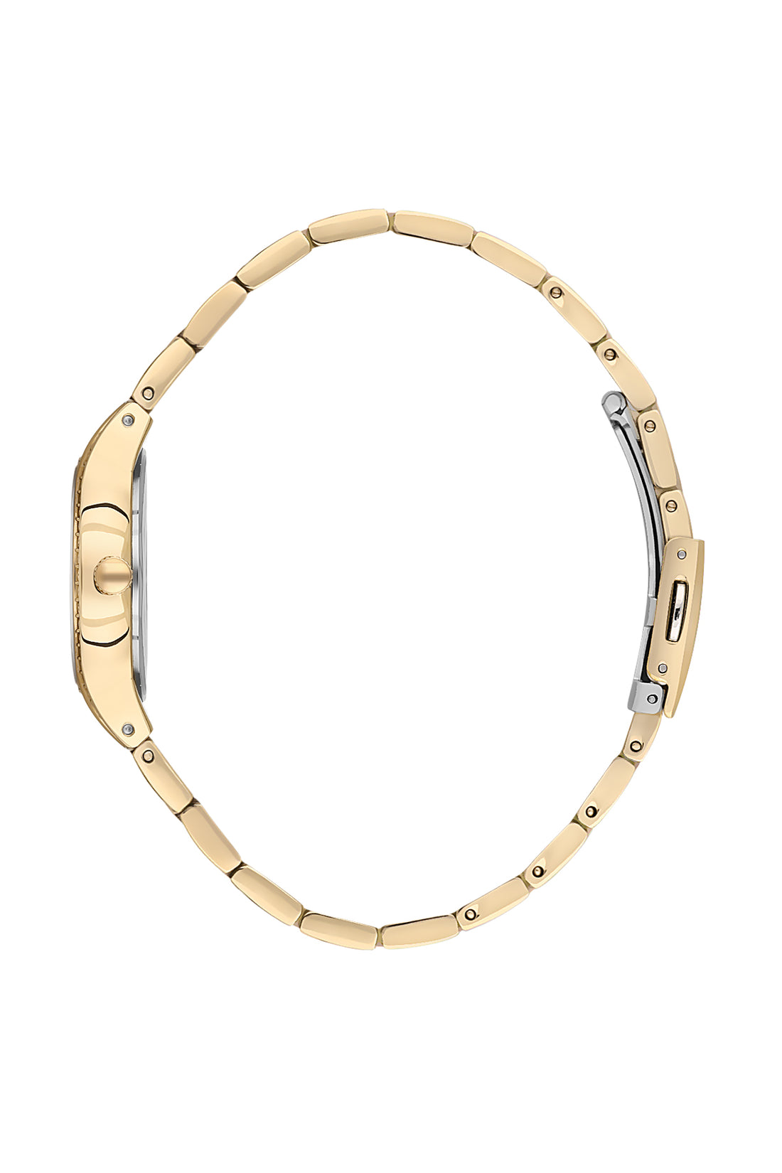 Green Premium Women Watch with Metallic Strap