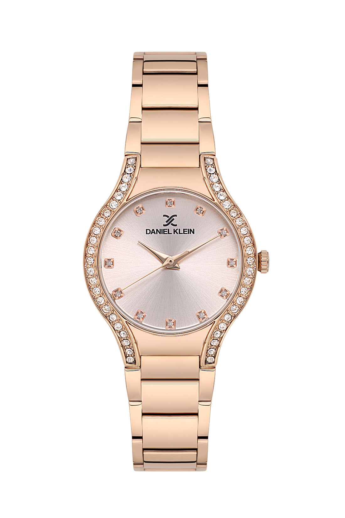 Rose Gold Premium Women Watch with Metallic Strap