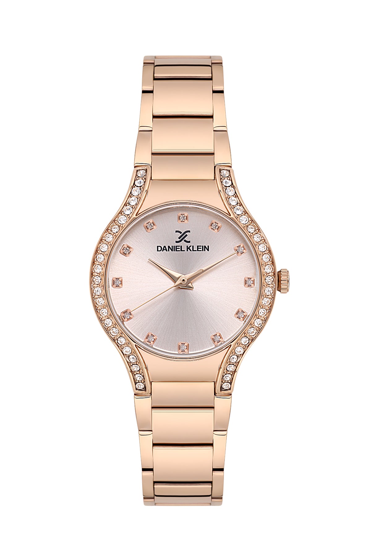 Rose Gold Premium Women Watch with Metallic Strap