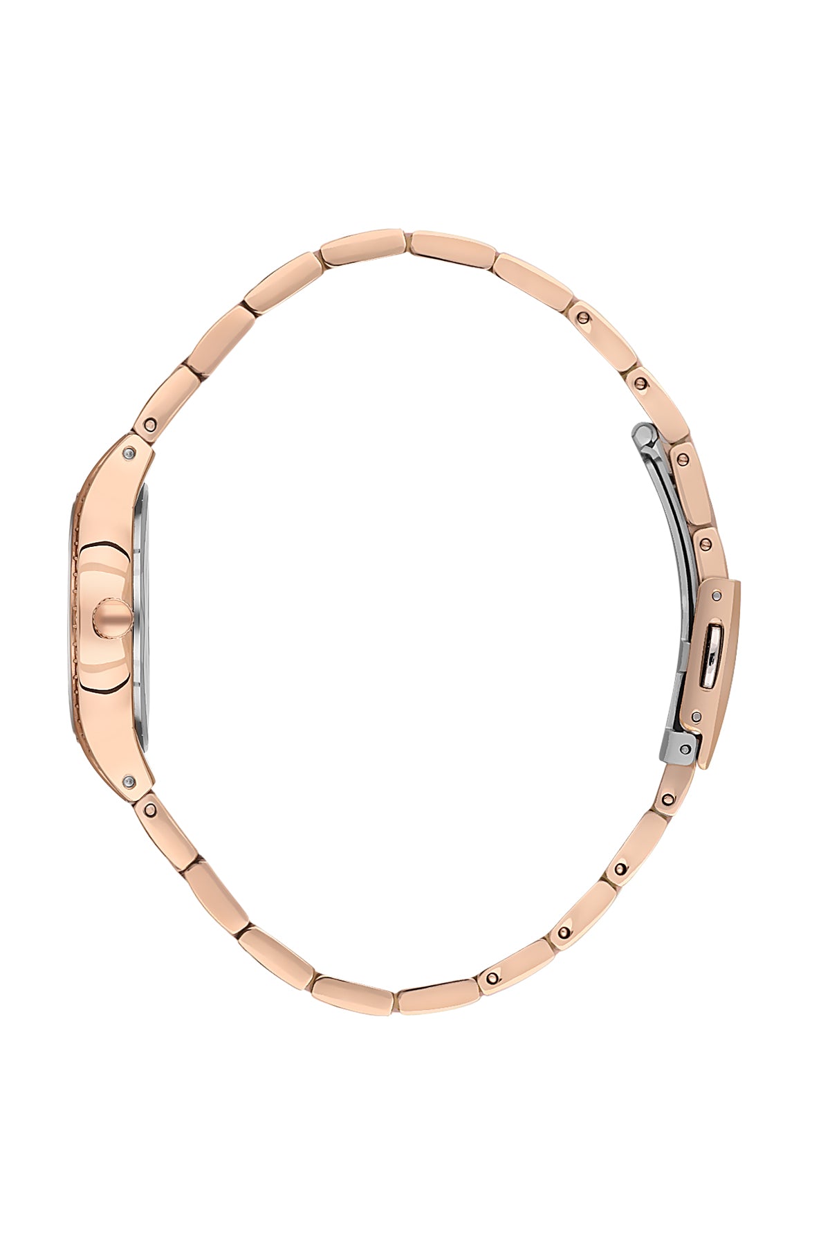 Rose Gold Premium Women Watch with Metallic Strap