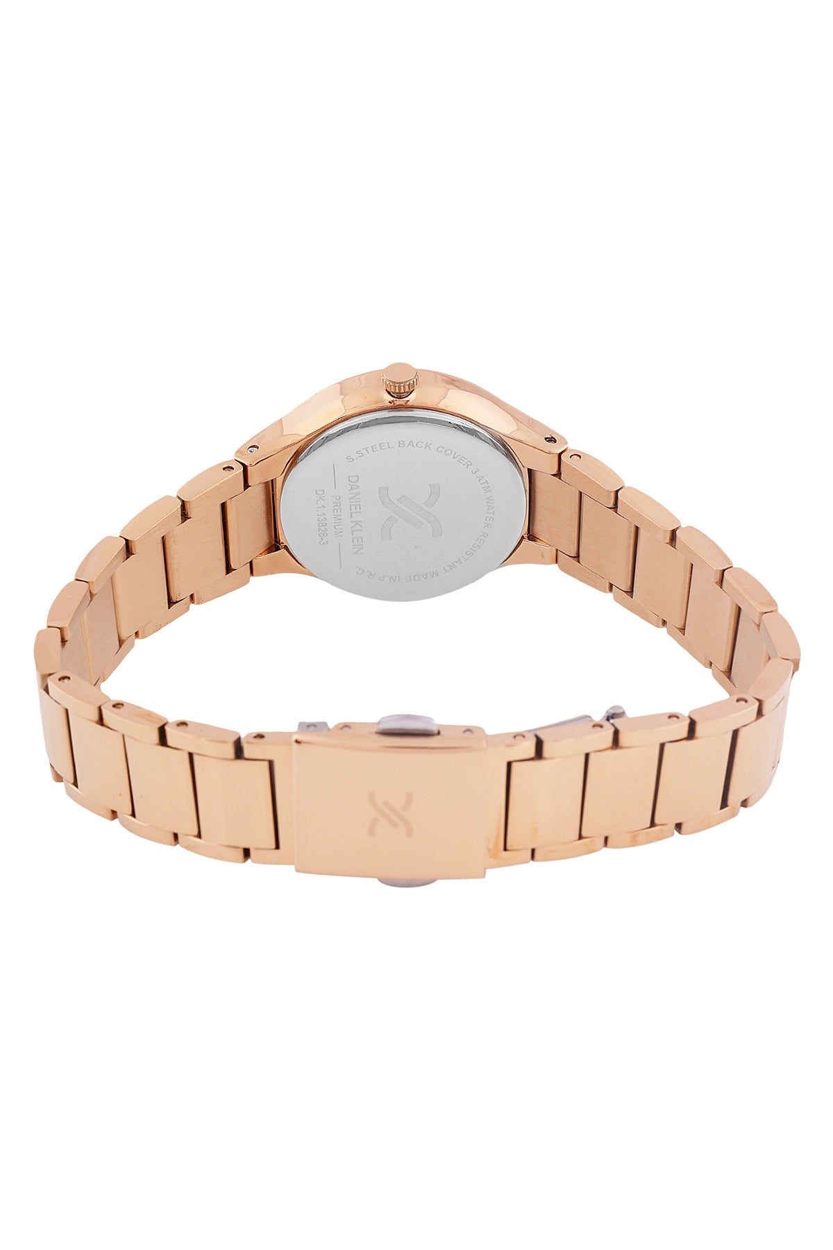 Rose Gold Premium Women Watch with Metallic Strap