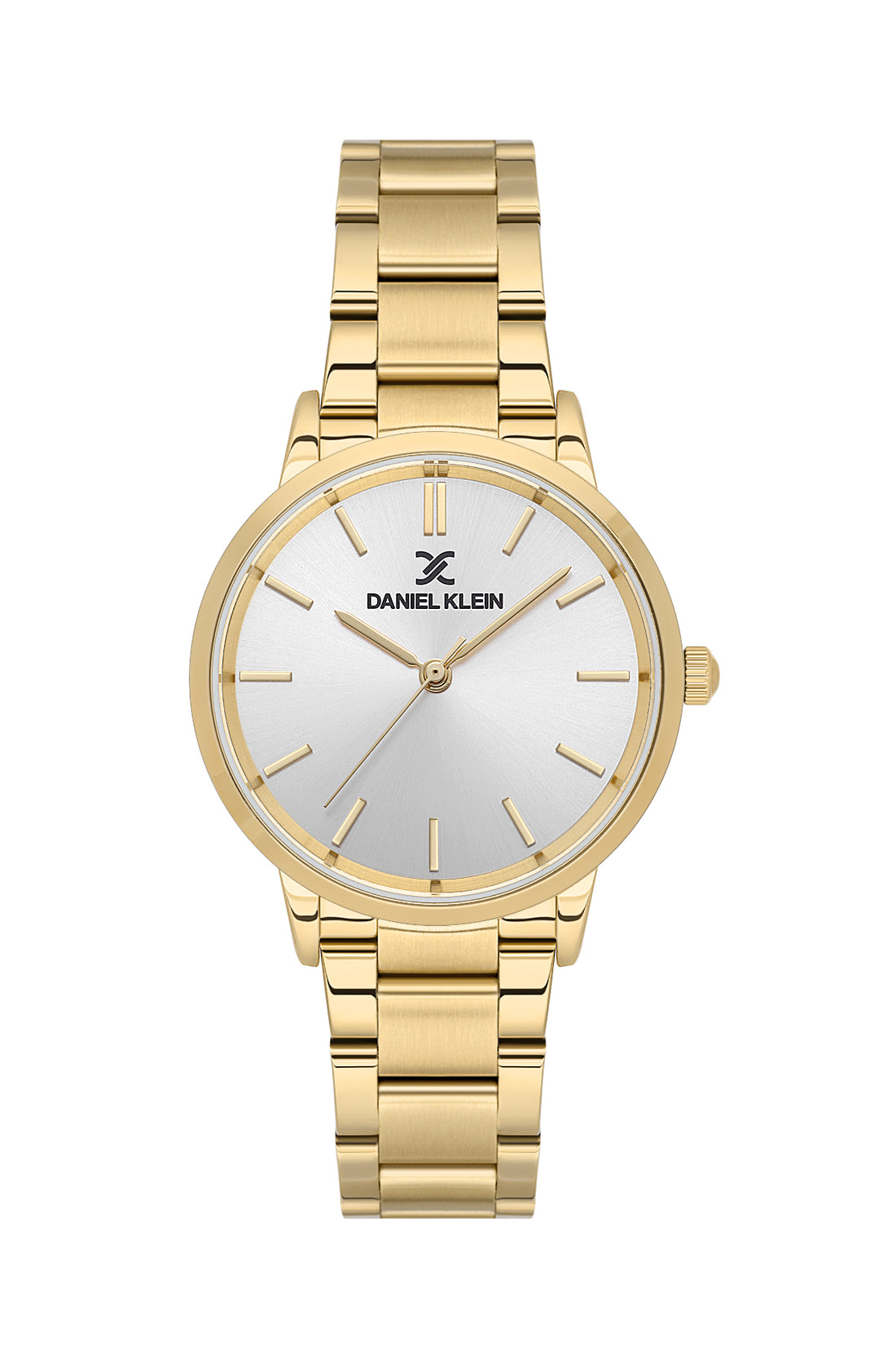 Silver Premium Women Watch with Metallic Strap