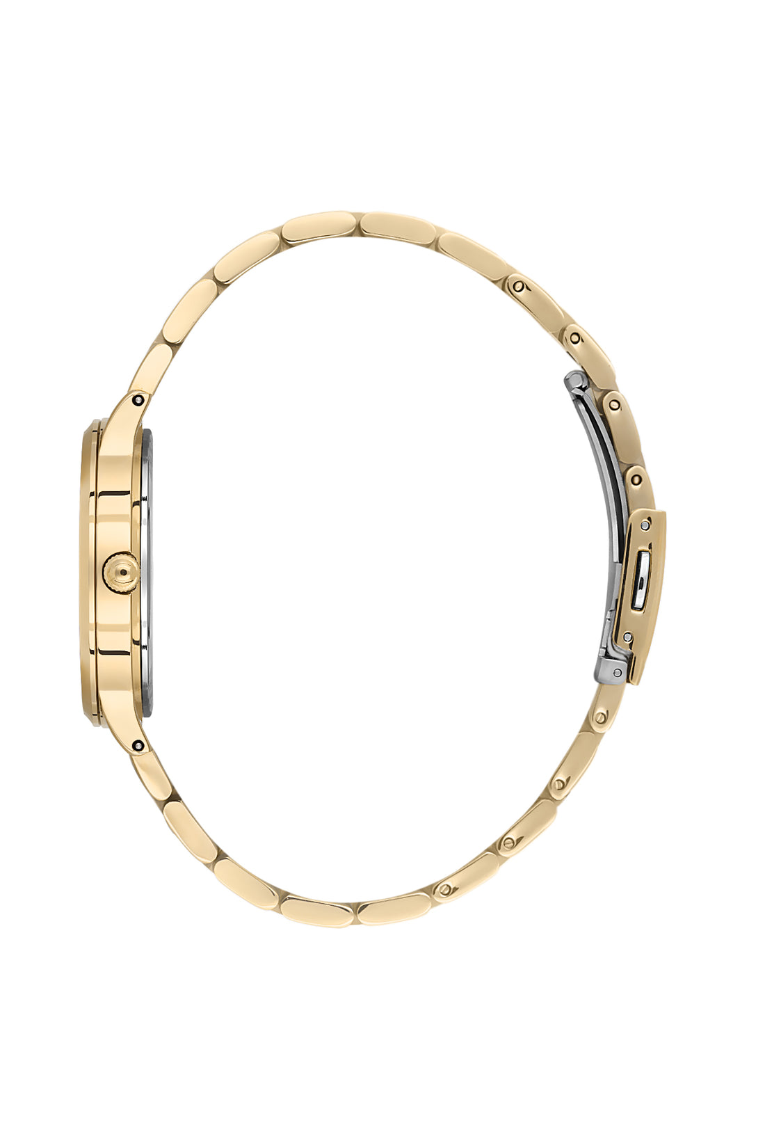 Silver Premium Women Watch with Metallic Strap