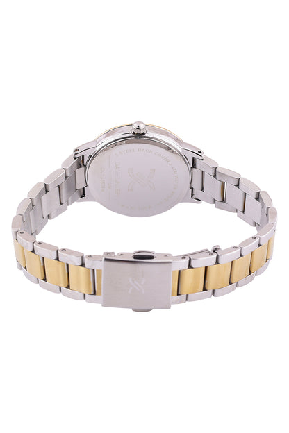 Silver Premium Women Watch with Metallic Strap