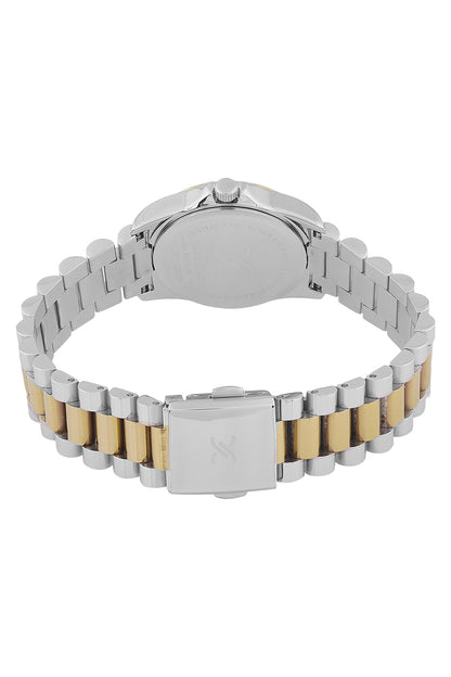 Silver Premium Women Watch with Metallic Strap