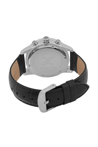 Black Exclusive Men Watch with Leather Strap