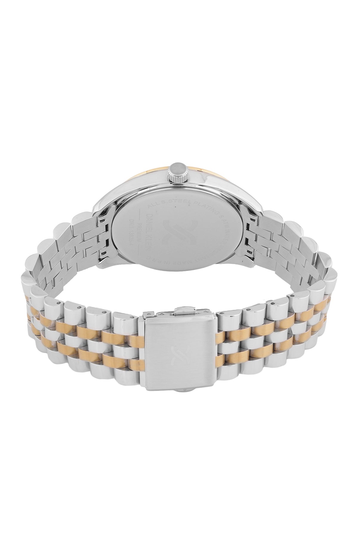 Black Premium Men Watch with Metallic Strap