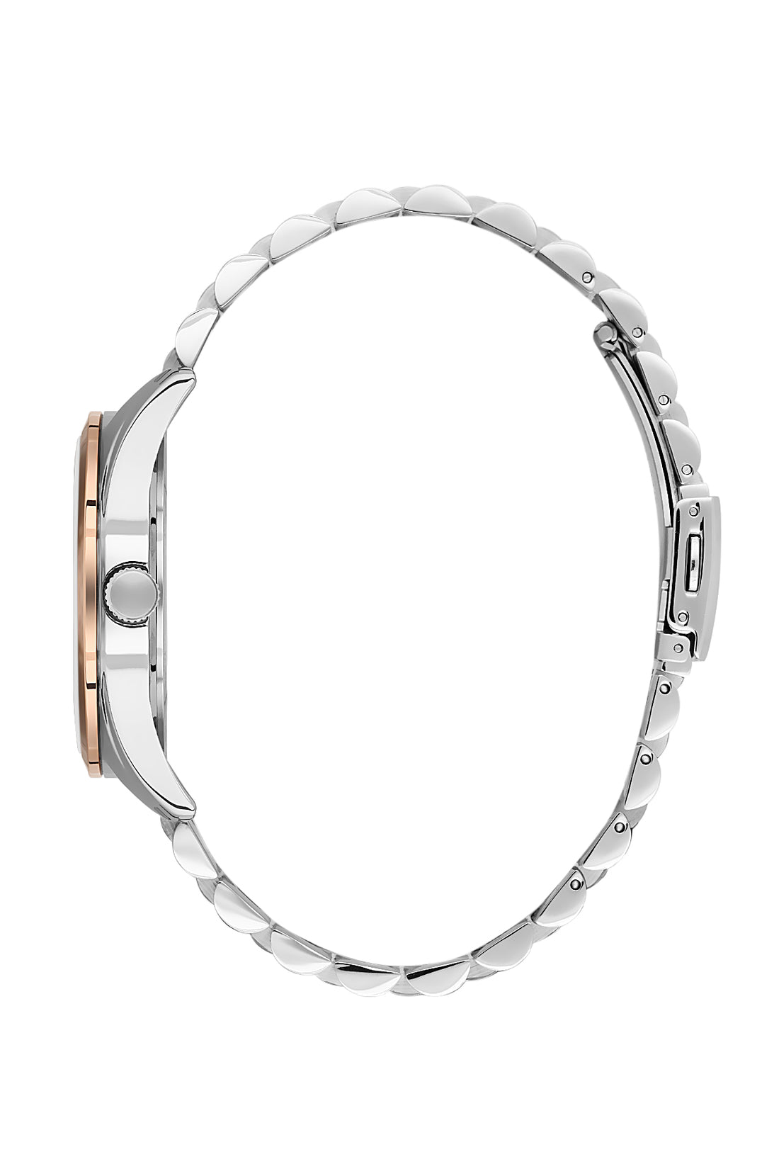 Green Premium Men Watch with Metallic Strap