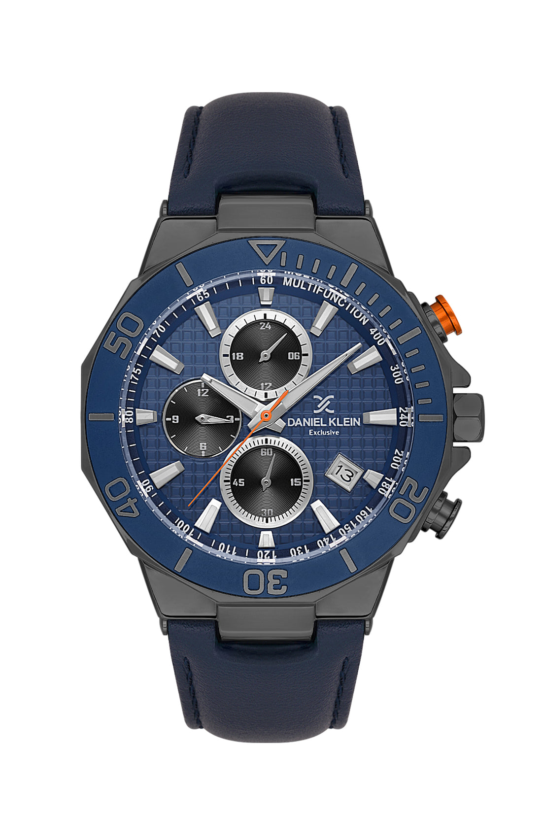 Blue Exclusive Men Watch with Leather Strap