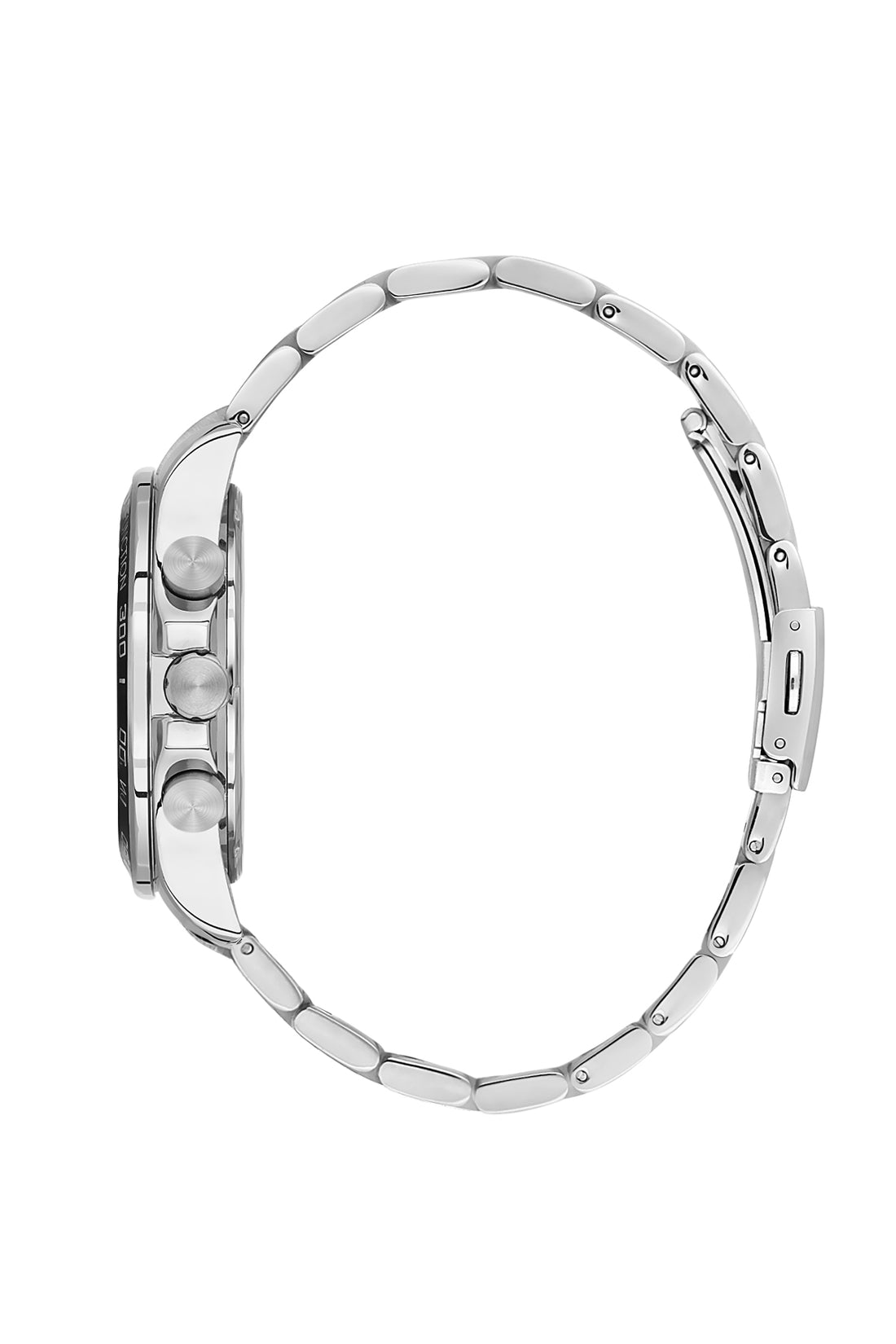 Grey Exclusive Men Watch with Metallic Strap